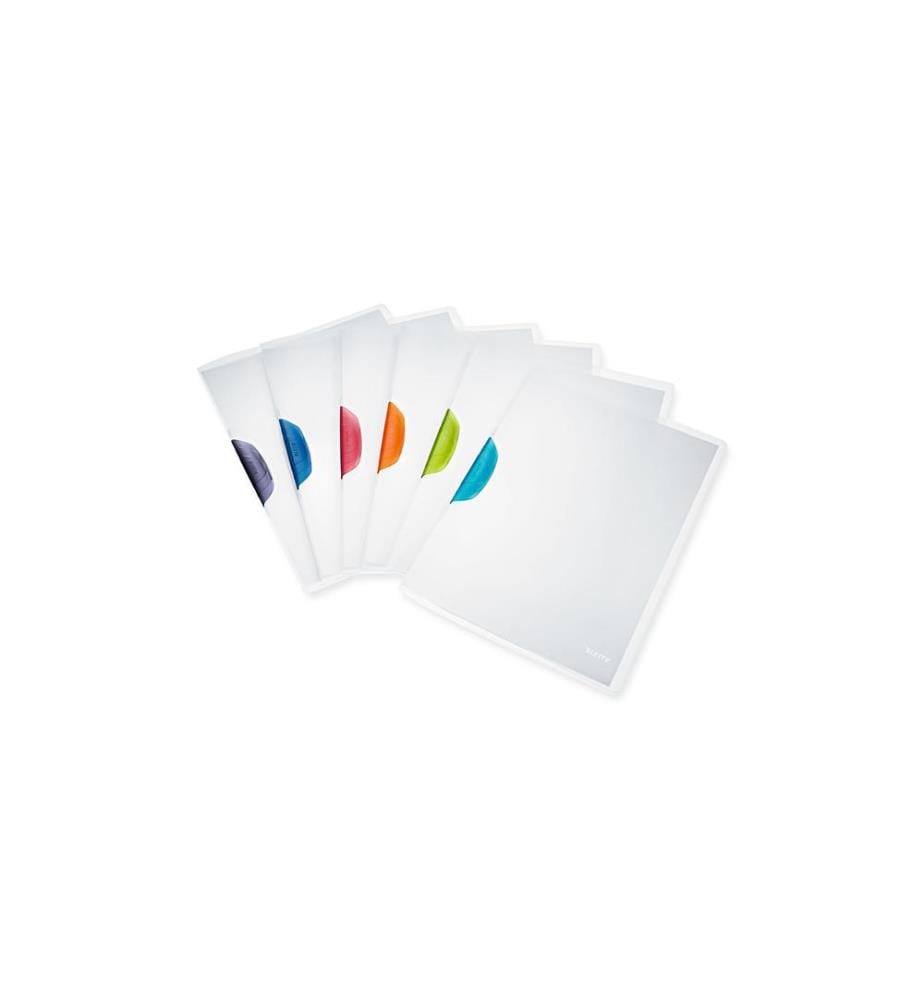 LEITZ - Chemises à clip Color-Clip Magic Assorti/Semi-transparent