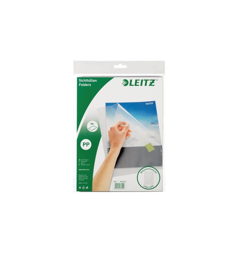 LEITZ - Pochette transparente Transparent, 10 pièces