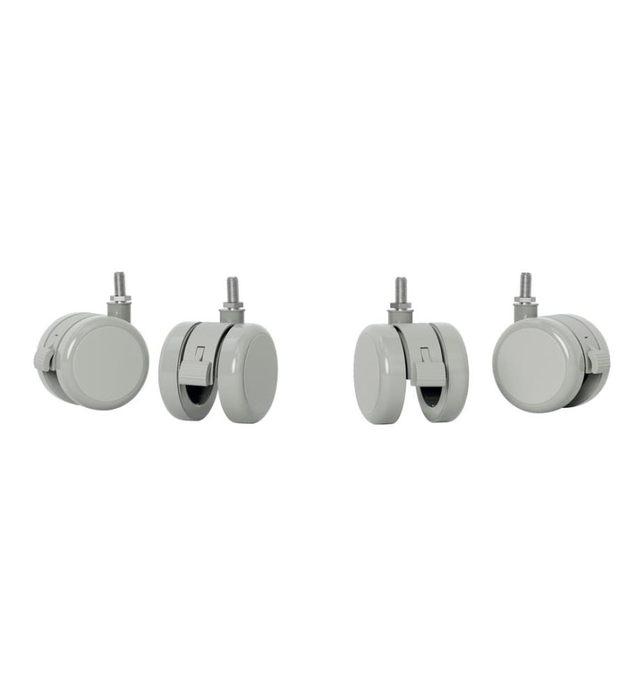 LEITZ - Roulettes pour table assise/debout électrique 4 pièces