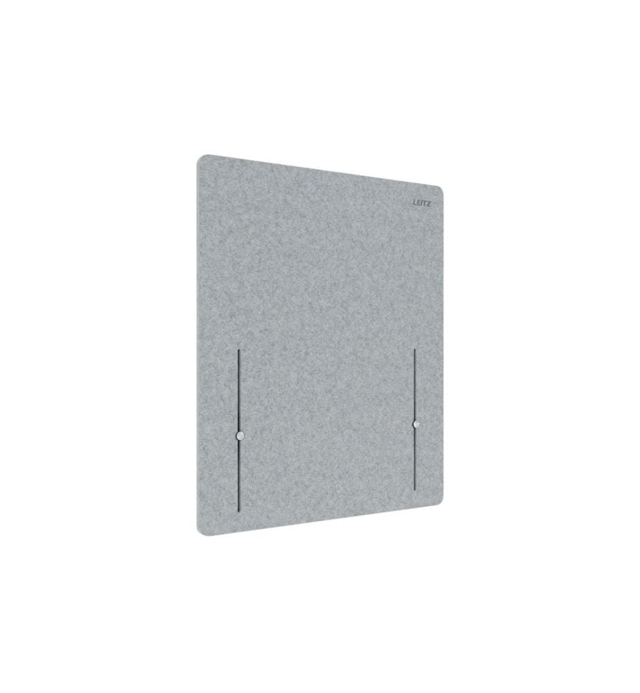 LEITZ - Cloison de table Ergo réglable en hauteur 60 x 70m Tissu gris