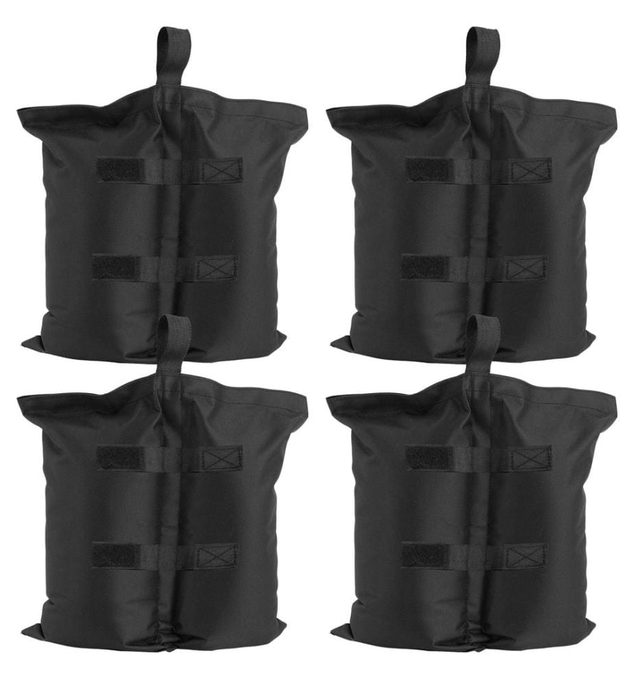 Lot de 4 poids pour tonnelle Saborra - noir