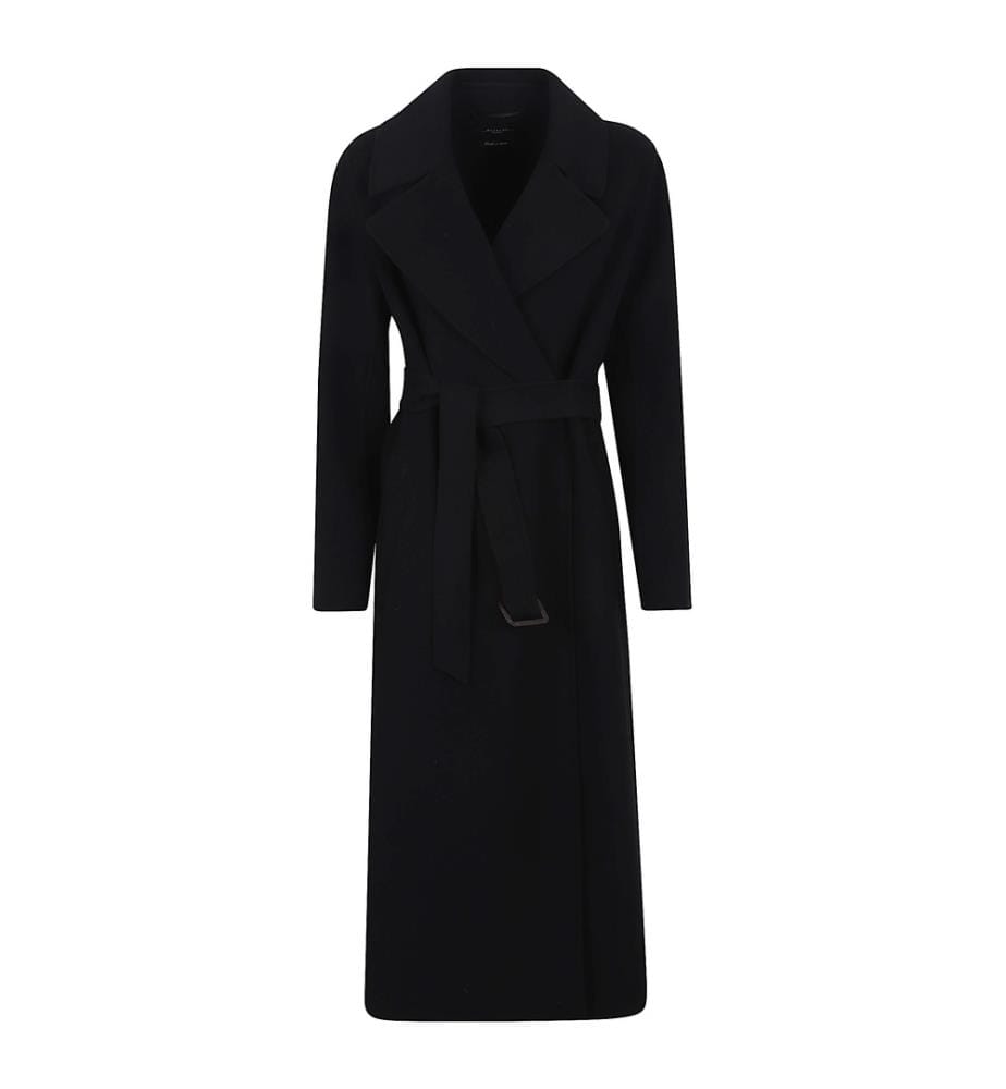 Manteau à col tailleur - Noir