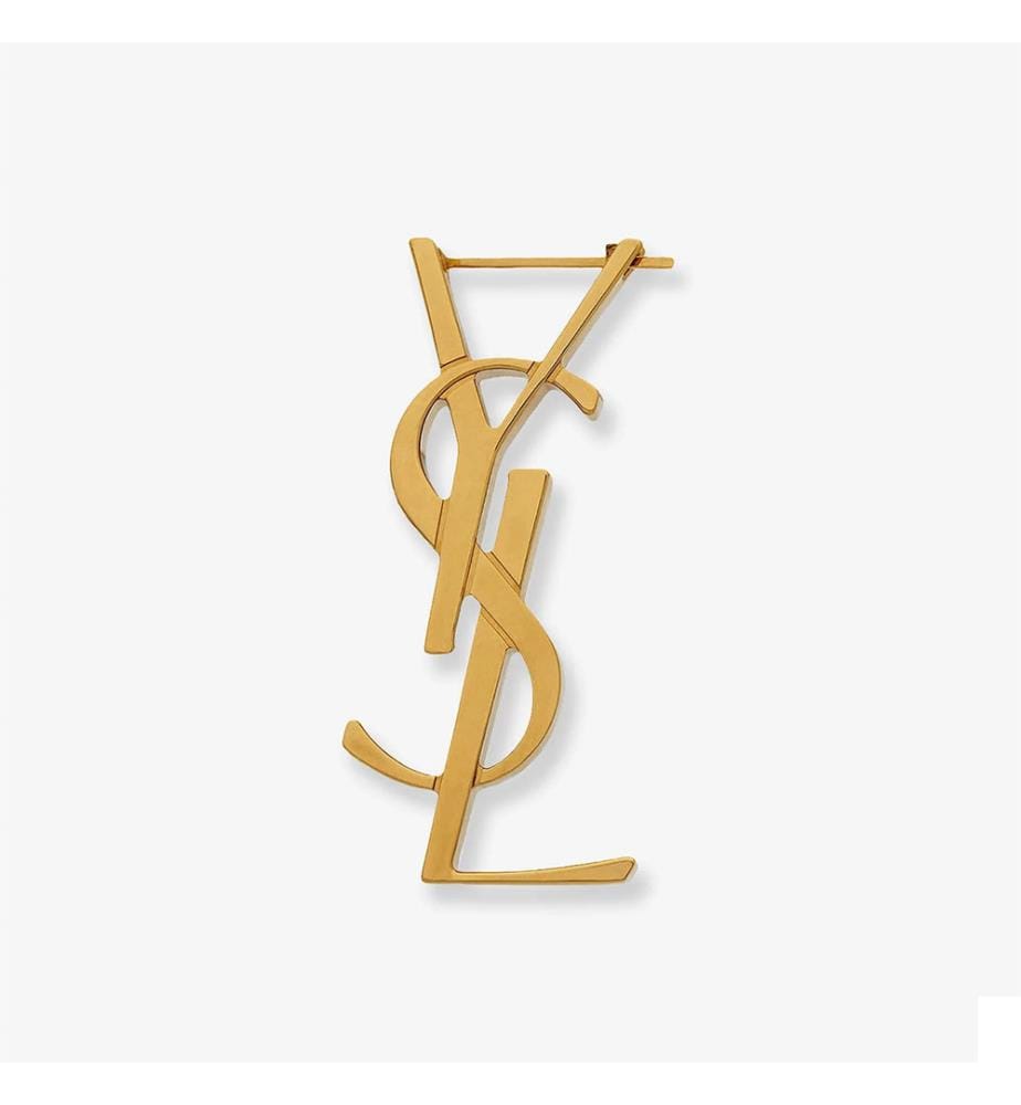 Boucle doreille YSL - Doré