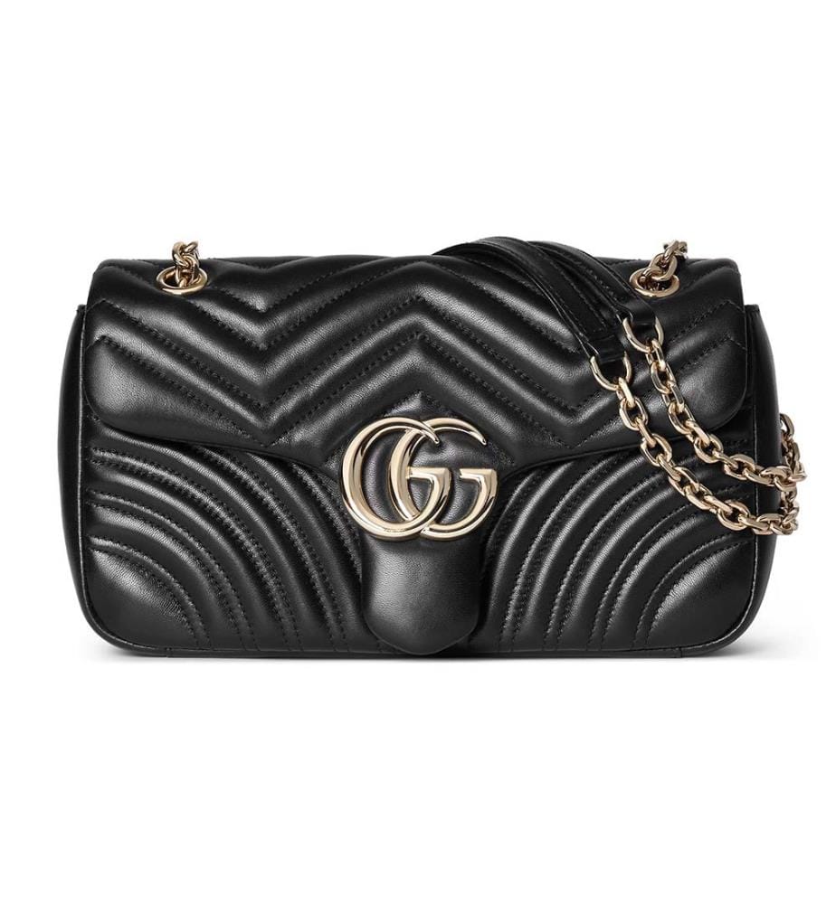 Sac à bandoulière moyen Marmont - Noir