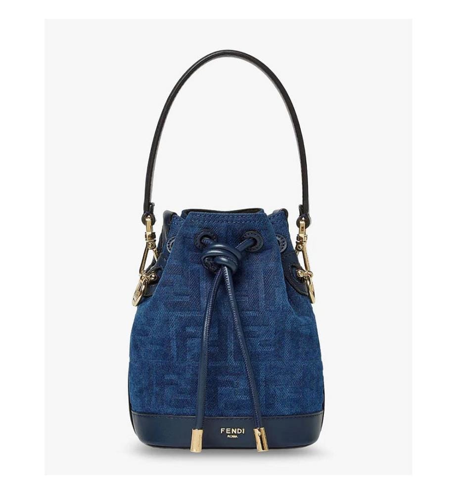 Sac à bandoulière en denim - Bleu