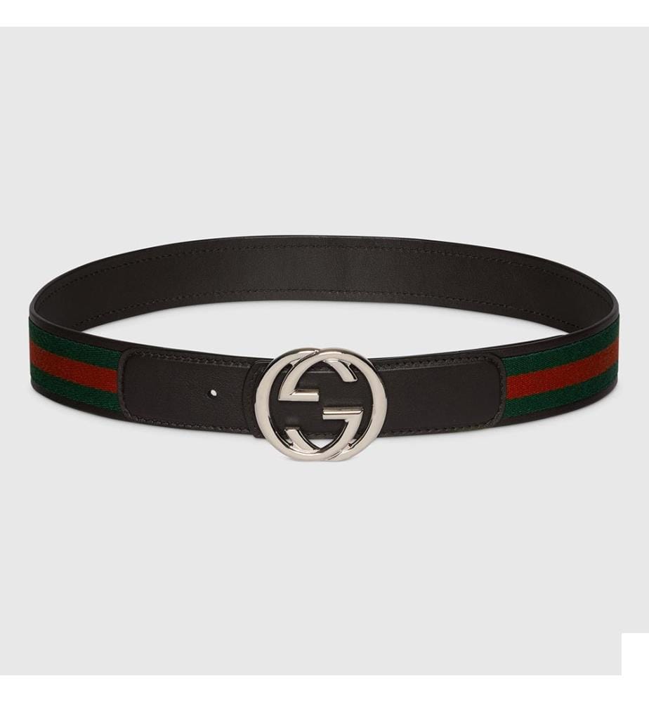Ceinture réversible Boucle G à verrouillage - Multicolore