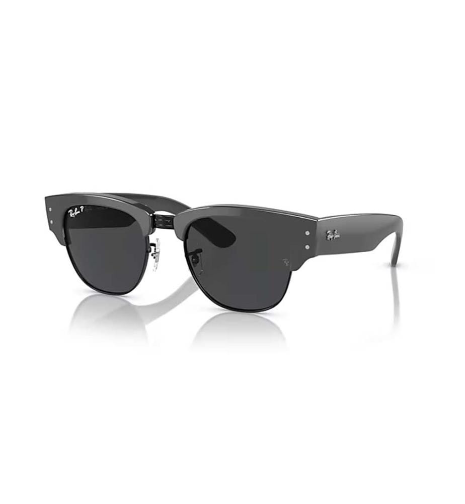 Lunettes de Soleil Mega Clubmaster - Poli Gris sur Noir et Noir