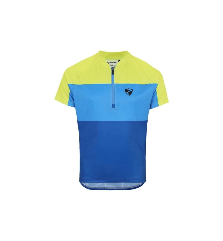 Ziener - Maillot de vélo NESTEL-Z Junior unisexe Blue Bitter Lemon, Gr. 176