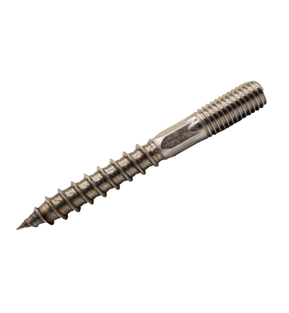 FTM - Vis à double filetage, Inox A2 M10 x 80 mm, 2 pièces