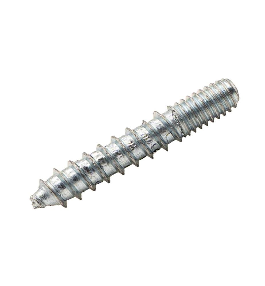 FTM - Vis à double filetage, acier galvanisé M4 x 25 mm, 4 pièces