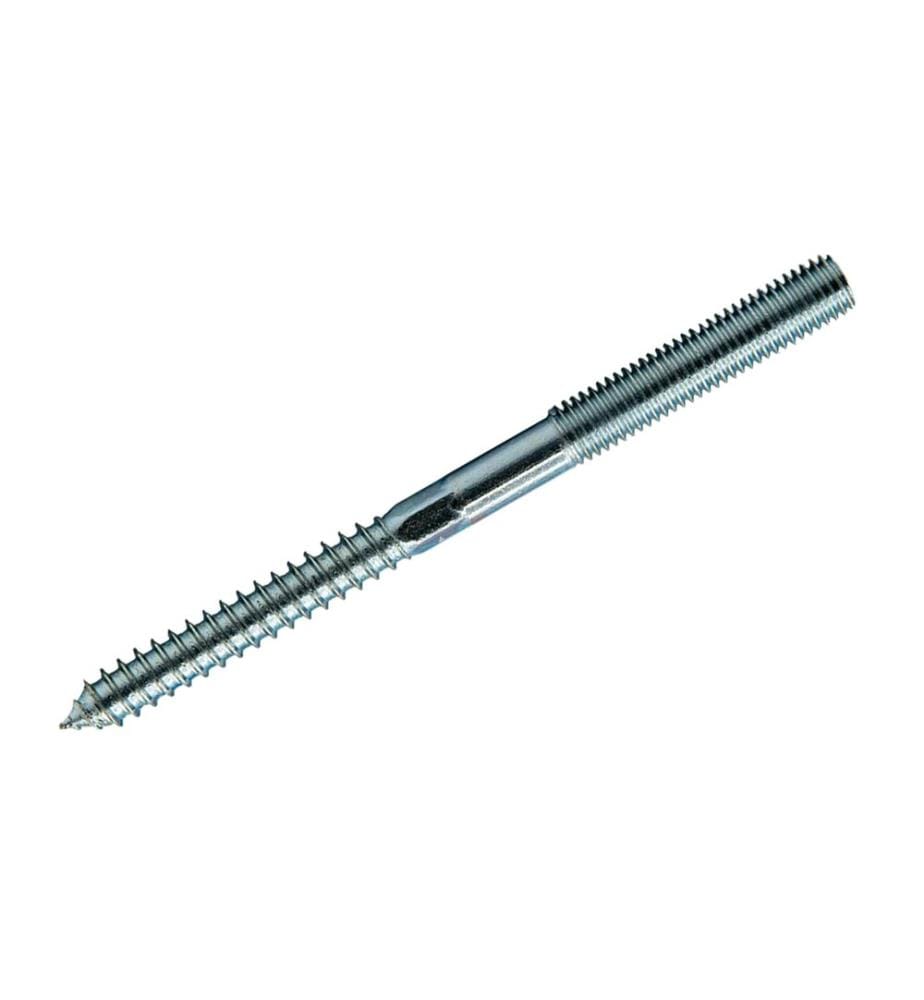 FTM - Vis à double filetage, acier galvanisé M10 x 140 mm, 2 pièces