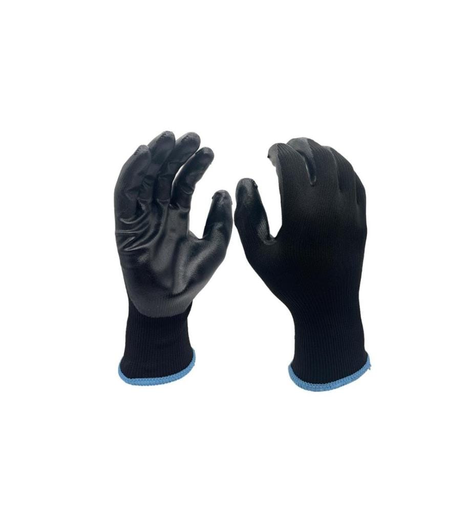 FTM - Gant de travail Polyester, L, Noir, 1 Pièce/s