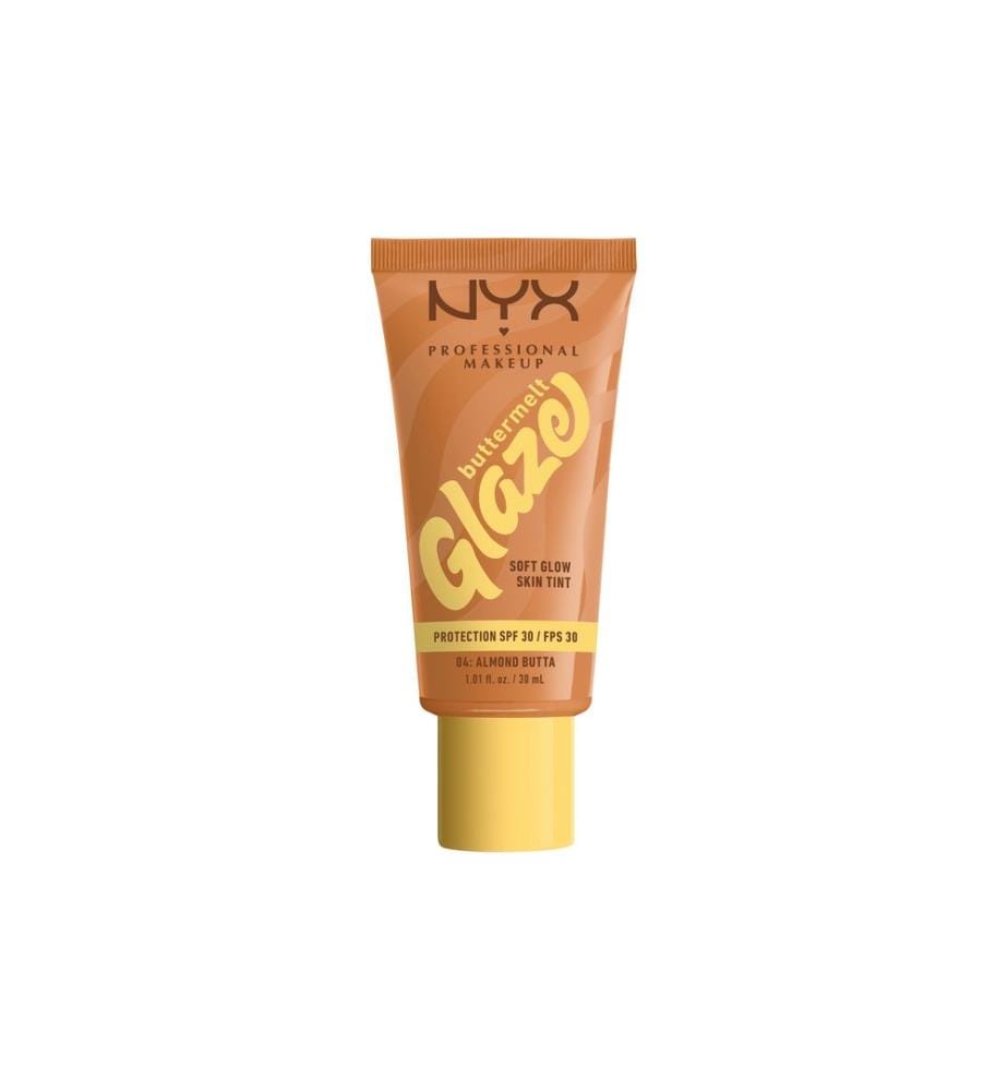 NYX Professional Makeup - Fond de teint Buttermelt Glaze SPF 30 04 Almond Butta
