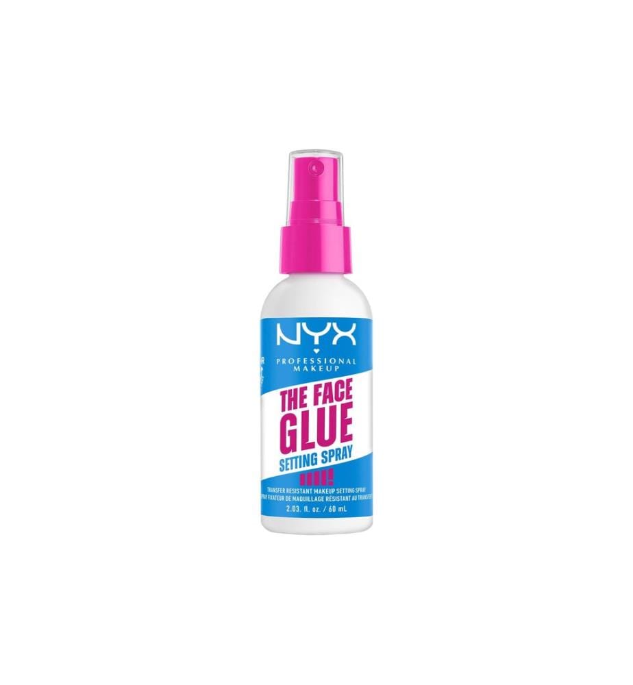 NYX Professional Makeup - Spray fixateur The Face Glue Maquillage à tenue extrême Transparent