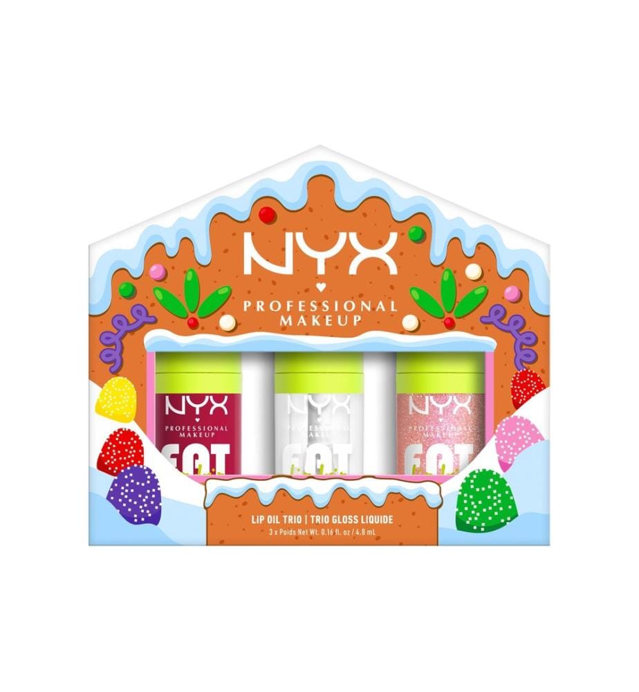 NYX Professional Makeup - Brillant à lèvres Fat Oil Trio Kit 3 Lip Drip Shades multicolore