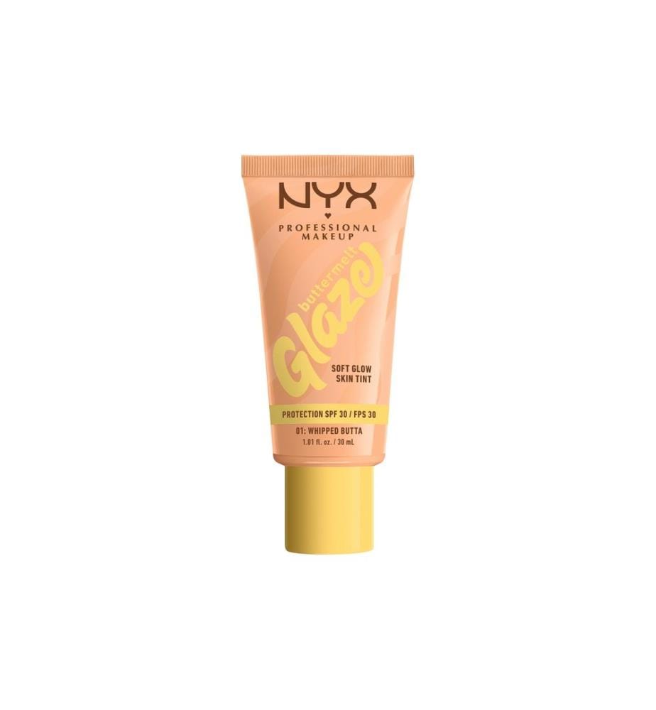 NYX Professional Makeup - Fond de teint Buttermelt Glaze SPF 30 01 Whipped Butta