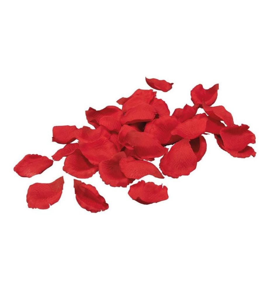 DEKOMAT AG - Fleur artificielle Pétales de rose 60 pièces, rouge