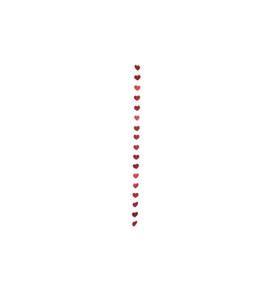 DEKOMAT AG - Guirlande Cur 4.6 m, Rouge
