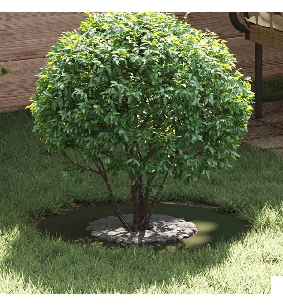 vidaXL adapté pour anneaux d'arbre plats 5 pcs Vert olive Ø30 / 60 cm