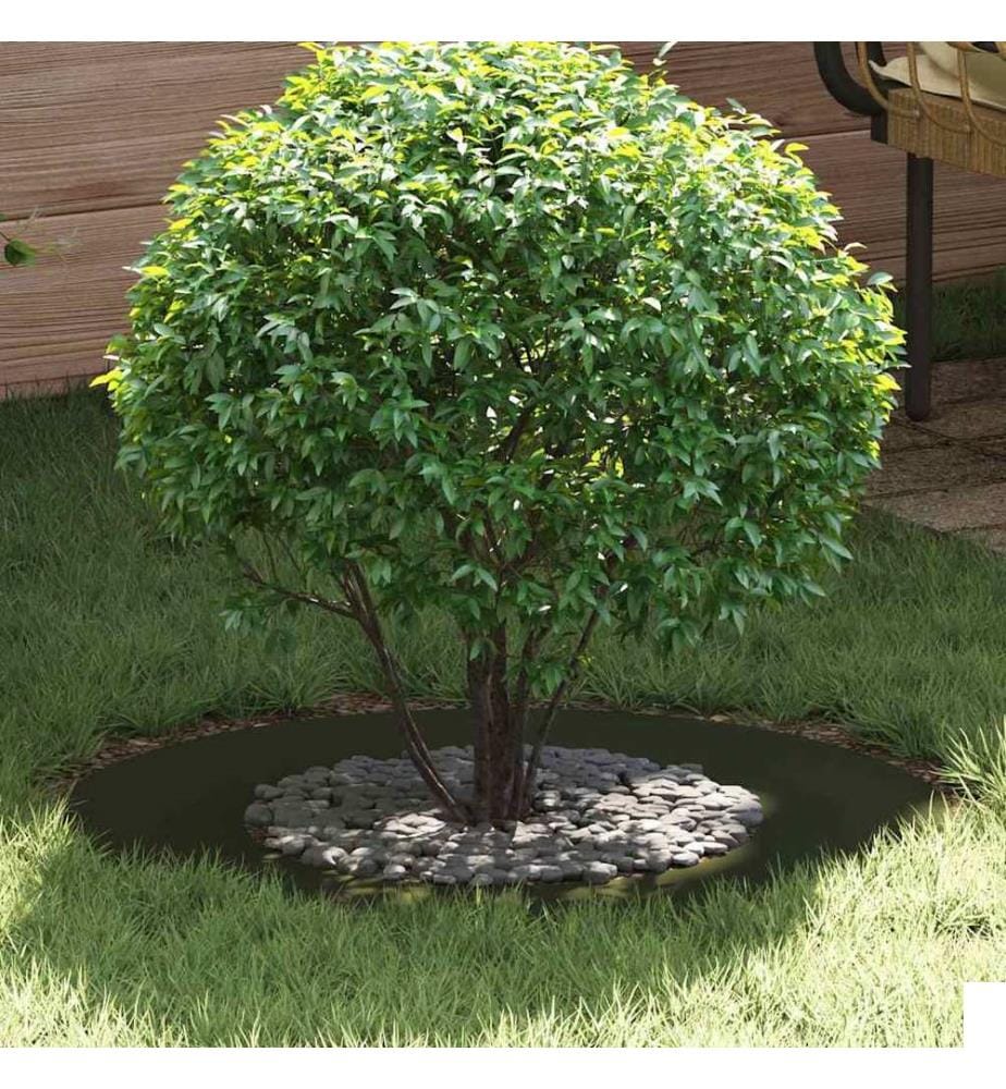 vidaXL adapté pour anneaux d'arbre plats 5 pcs Vert olive Ø40 / 70 cm