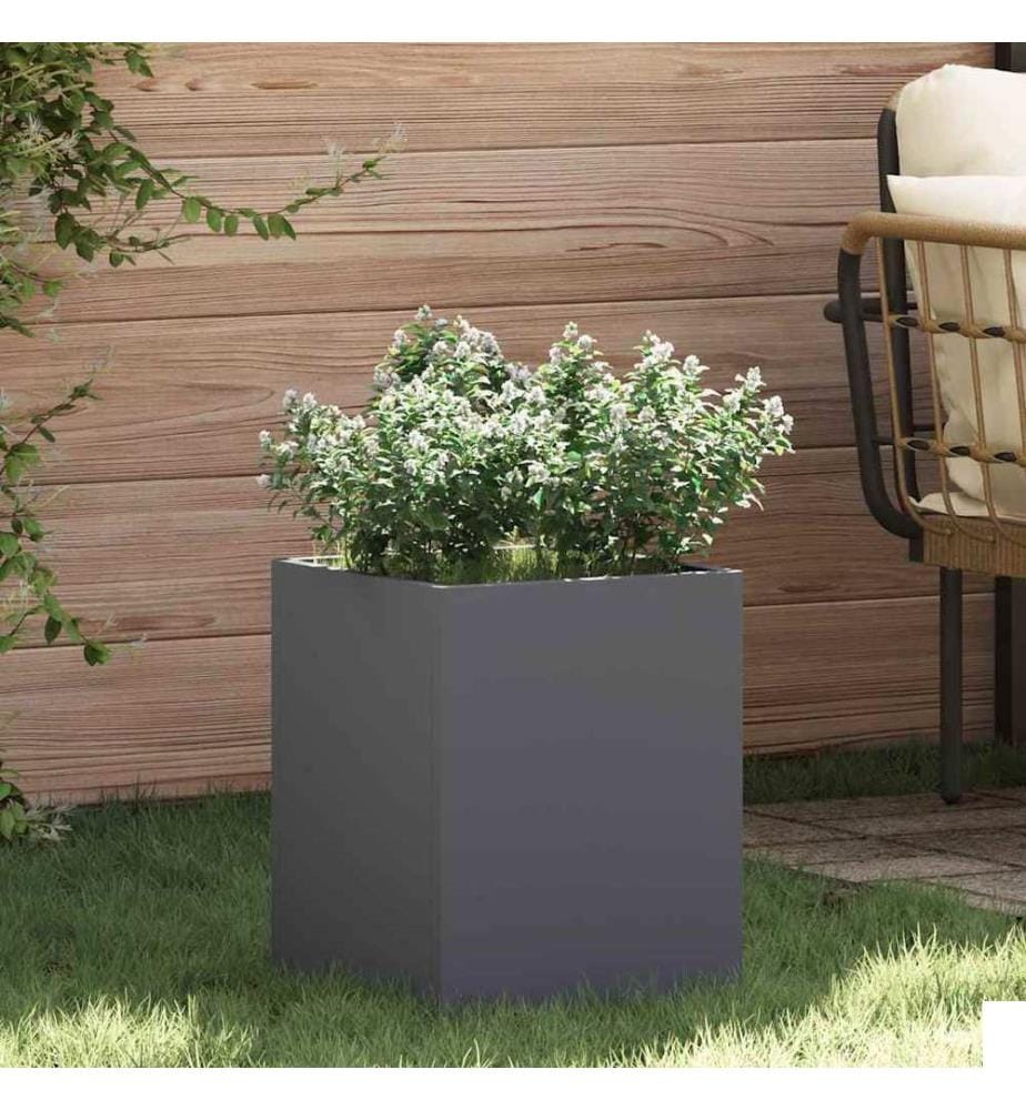 vidaXL Cache-pot de jardin Anthracite 32 x 32 x 40 cm