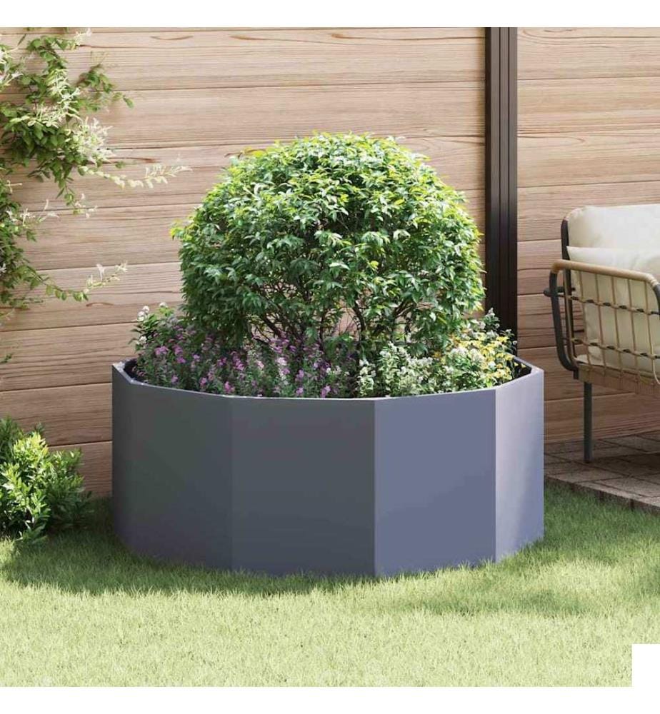 vidaXL Jardinière Anthracite 120 x 120 x 50 cm Acier