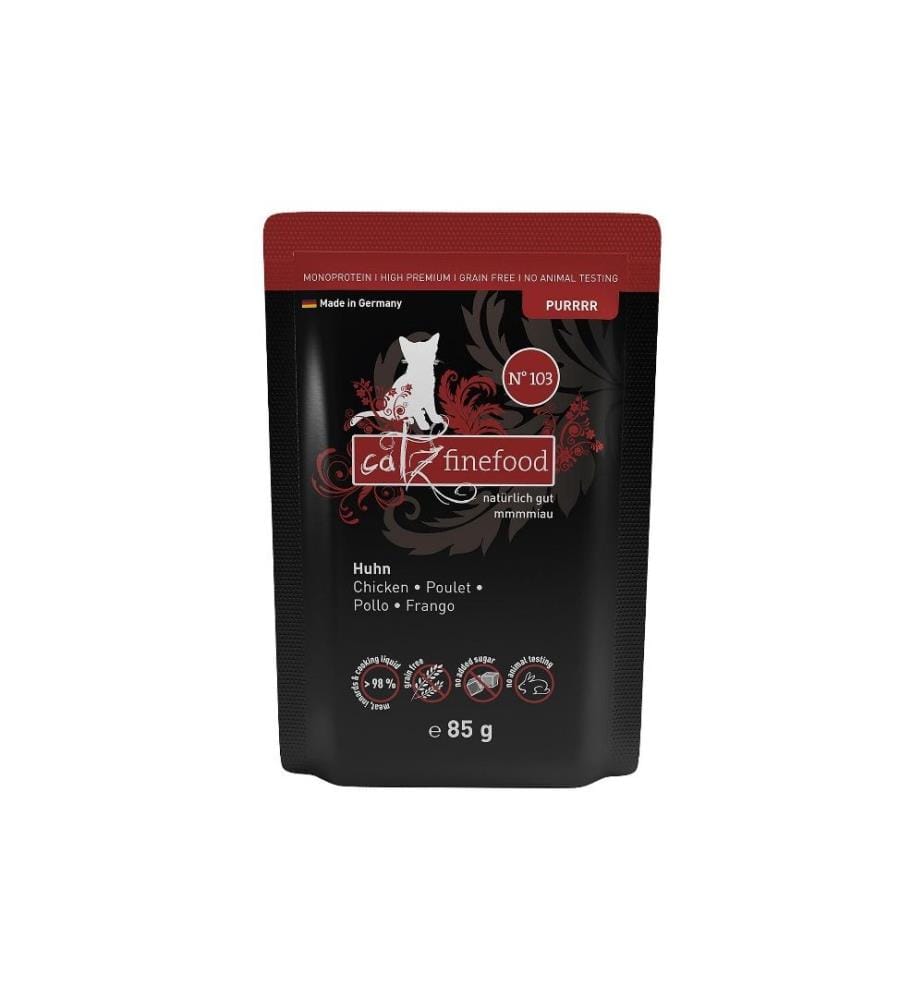 CATZ FINEFOOD - Alimentation humide Purrrr No.103 Poulet, 85 g