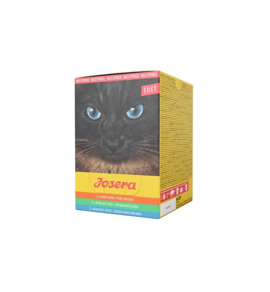 Josera - Alimentation humide Filet Multipack, 6 x 70 g