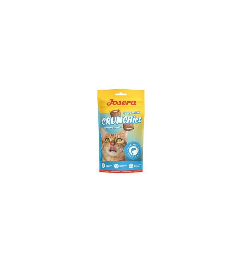 Josera - Collation pour chat Crunchies au saumon, 60 g