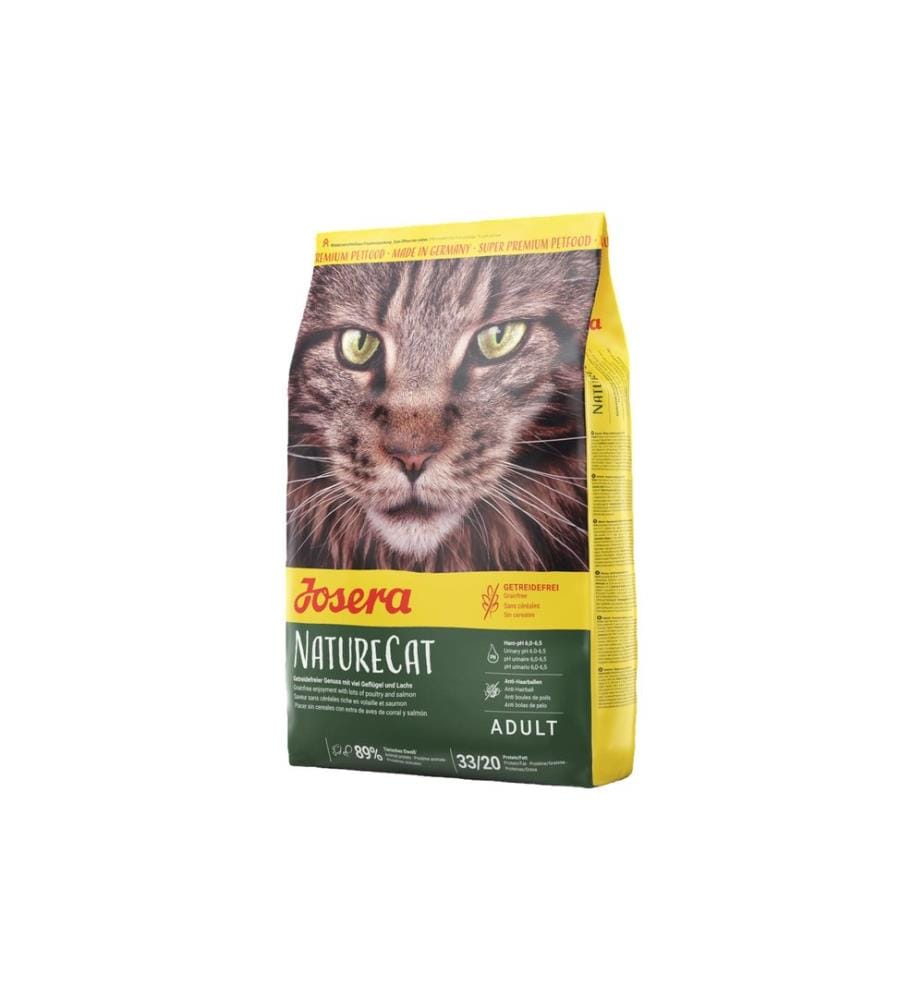 Josera - Alimentation sèche Nature Cat sans grain, 10 kg