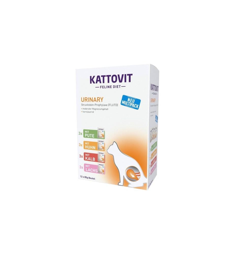 Kattovit Nourriture humide Urinary Multipack, 12 x 85 g