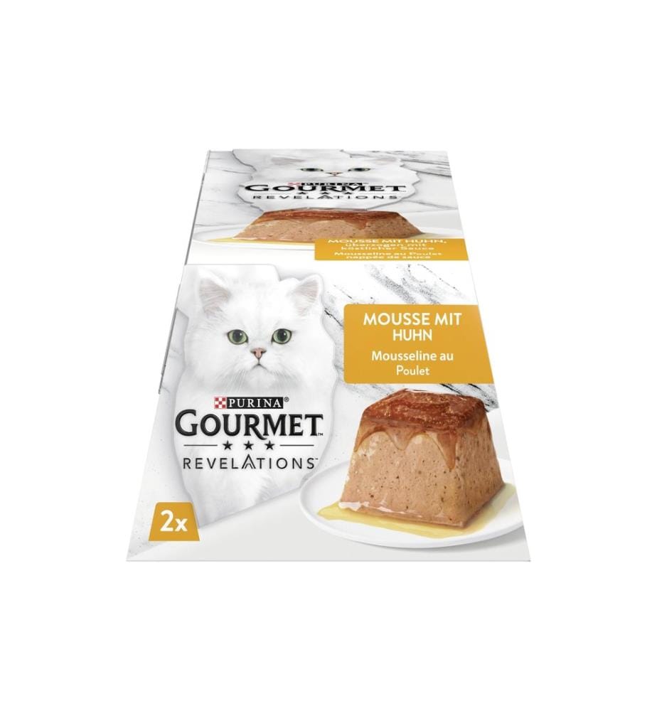 Purina Gourmet Nourriture humide Gourmet Revelations Mousse au poulet, 2 x 57g