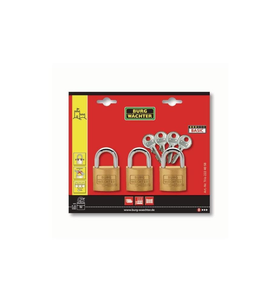 Burgwächter Cadenas Trio 222 40 C-Line