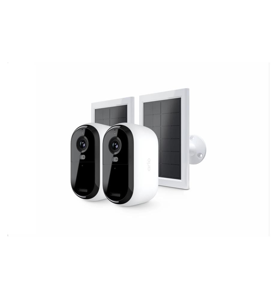 Arlo - Essential 3 2K, set de 2 avec panneau solaire