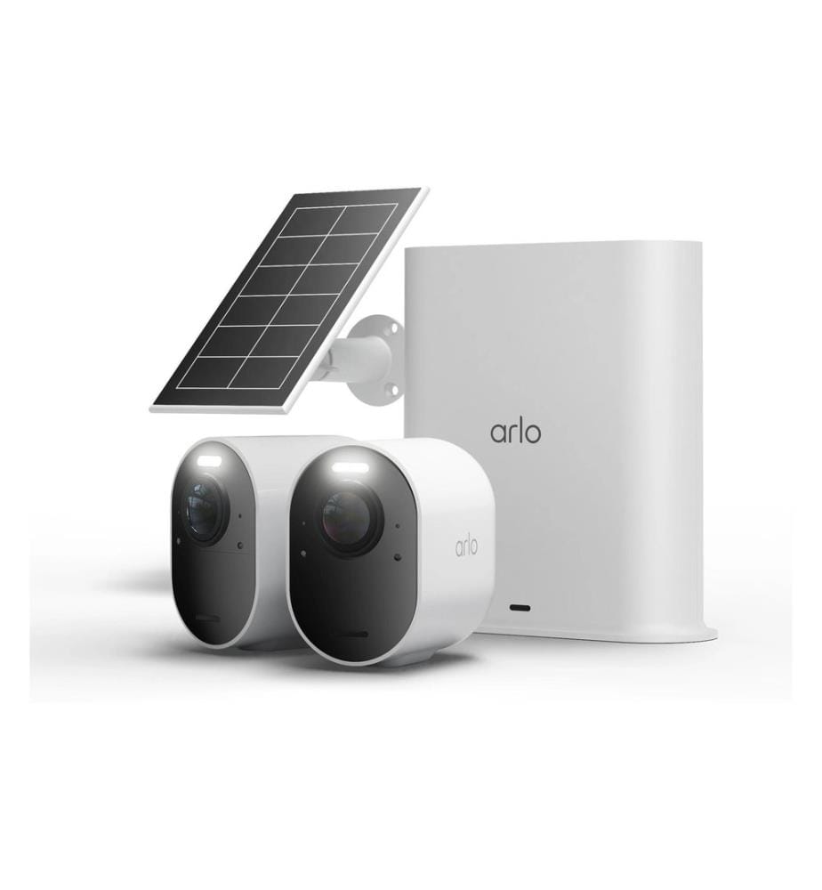 Arlo - Kits de surveillance Ultra 3 4K UHD & Solar Panel 2 pièces