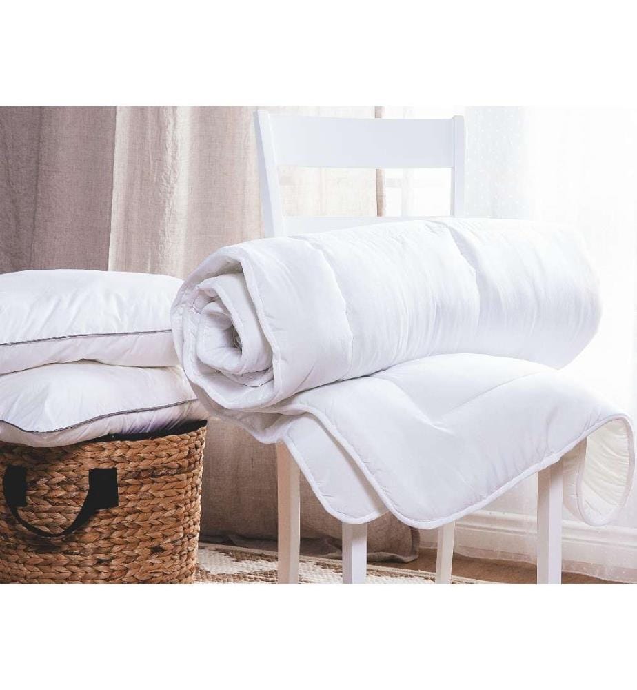 Couette en Coton 155 x 220 cm Approprié pour Personnes Allergiques