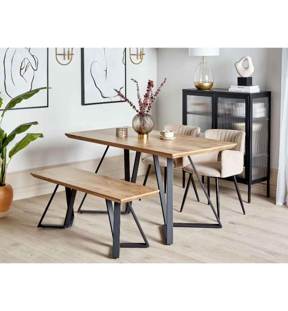Banc rembourré UPTON Marron clair