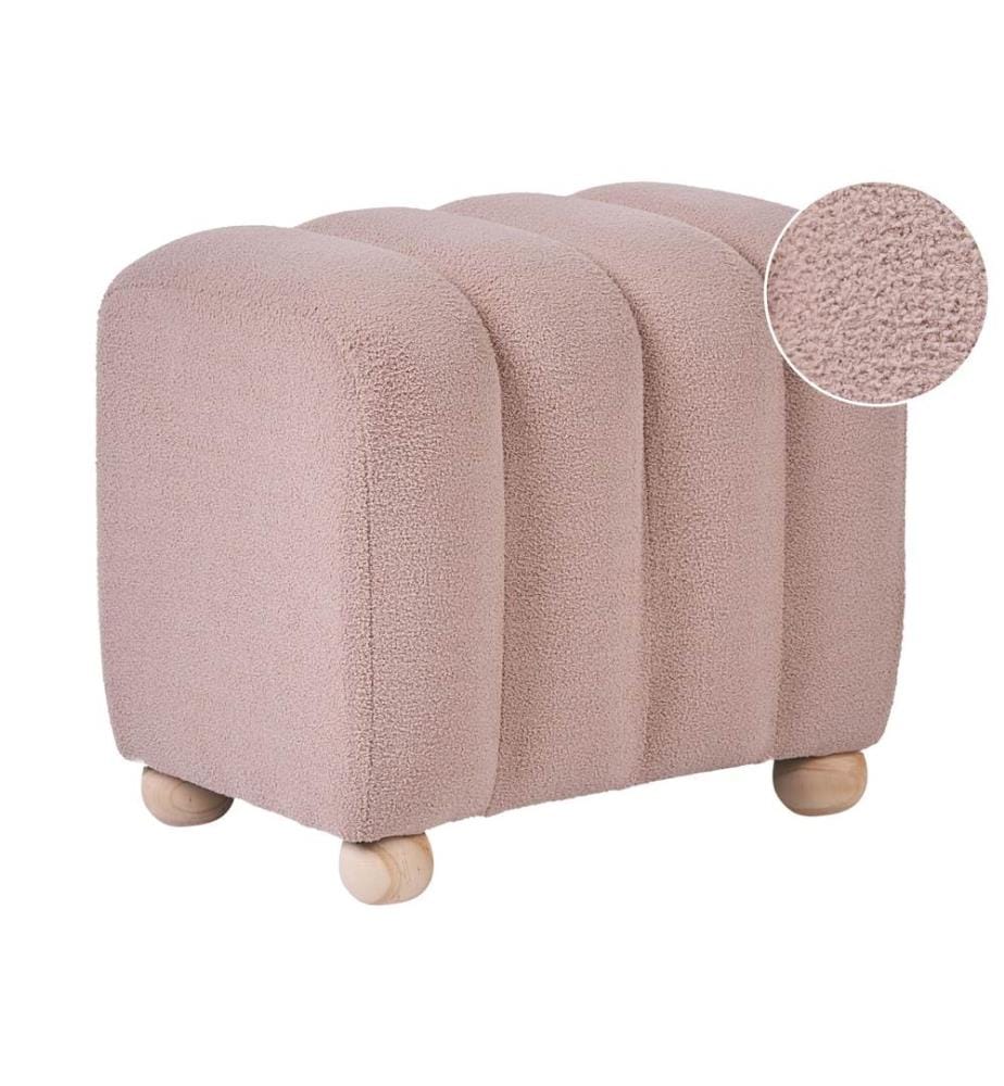 Pouf IDYLLWILD Bouclé Beige