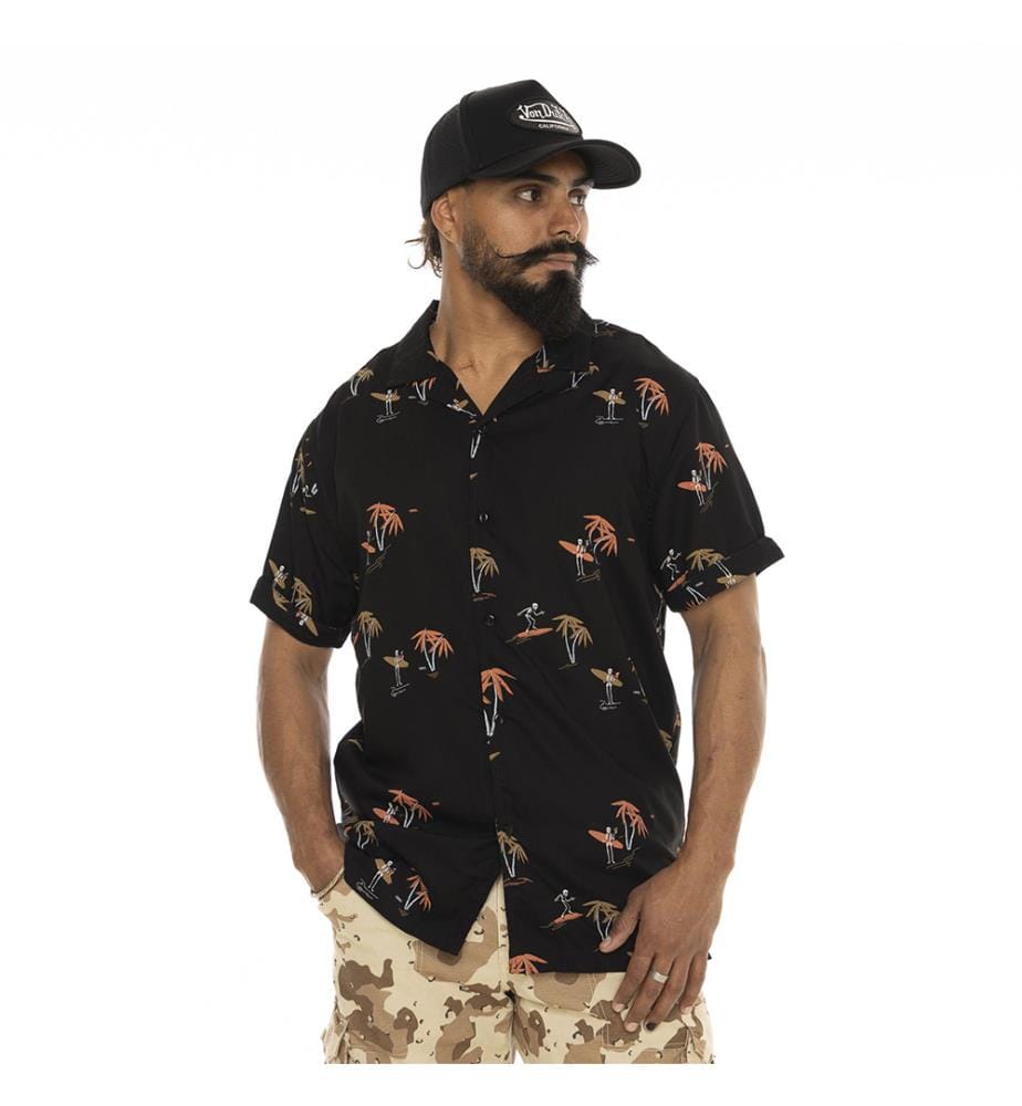 Chemise - Noir et Orange