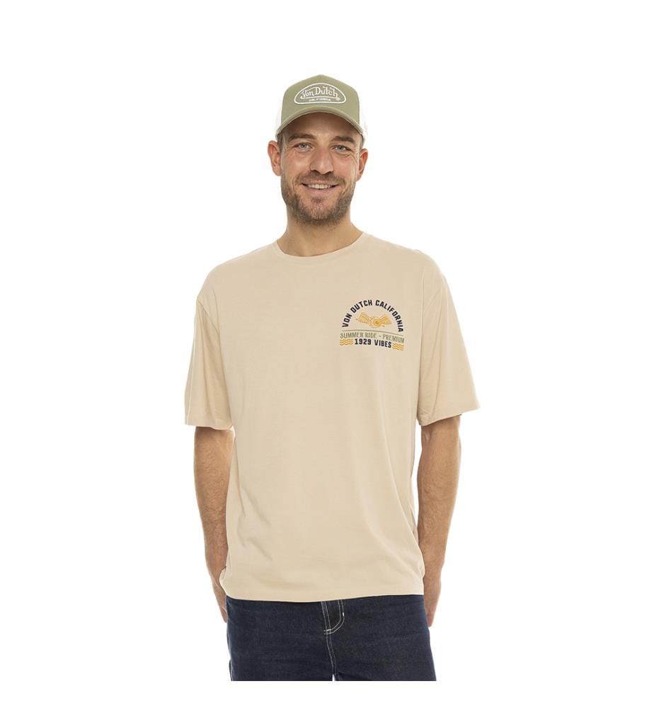 T-shirt - Beige et Noir