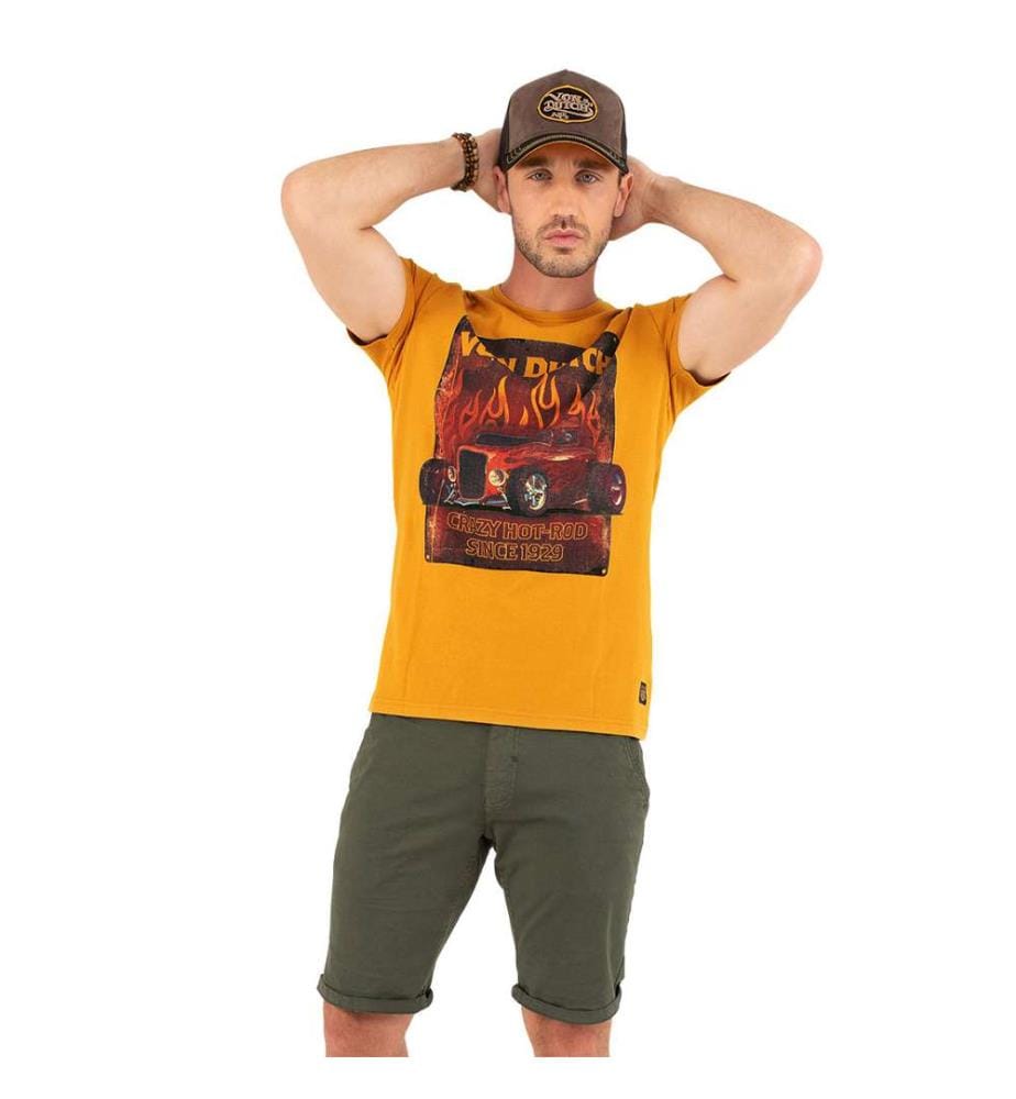 T-shirt - Jaune moutarde