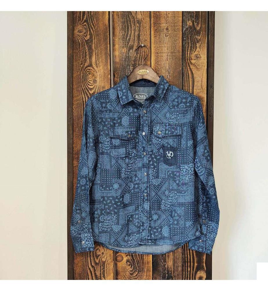 Chemise paisley - Bleu et Blanc
