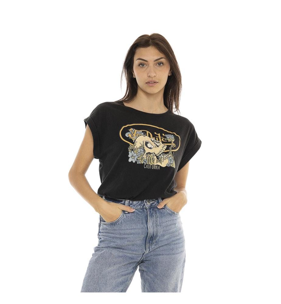T-shirt - Noir, Jaune et Beige