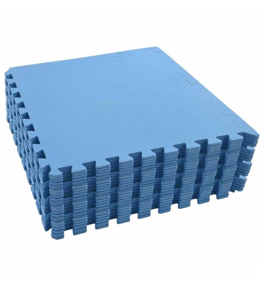 Tapis de sol de piscine 24 pcs Bleu 8,64 ? Mousse EVA