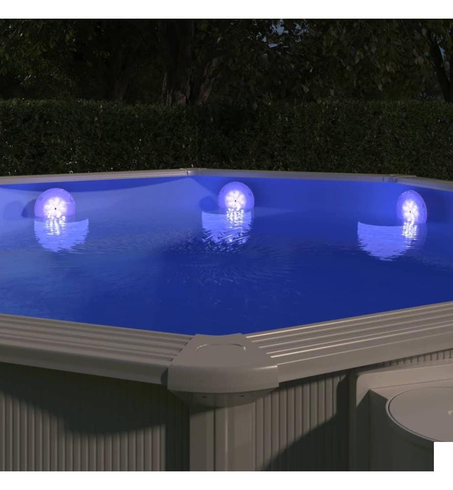 Lampe LED flottante submersible de piscine avec télécommande
