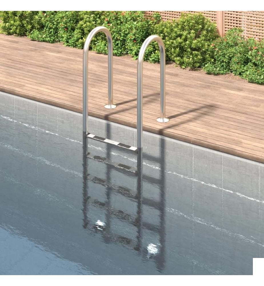 Échelle de piscine 54x38x211 cm acier inoxydable 304