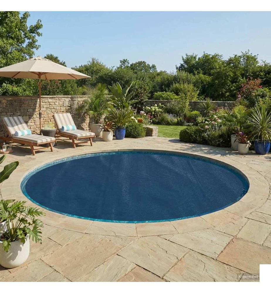 vidaXL Couverture de piscine solaire Ø 600 cm 110 µm Rond PE