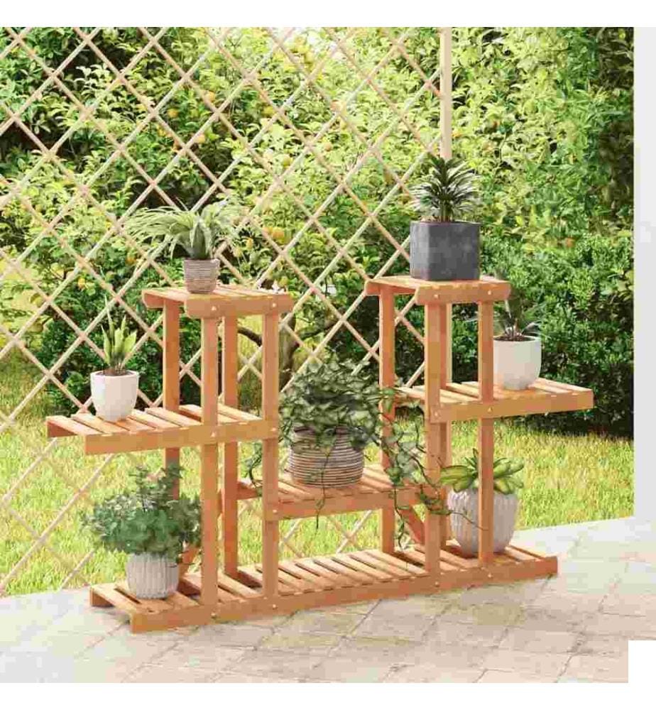 Support à fleurs 110x25x73 cm bois massif de sapin