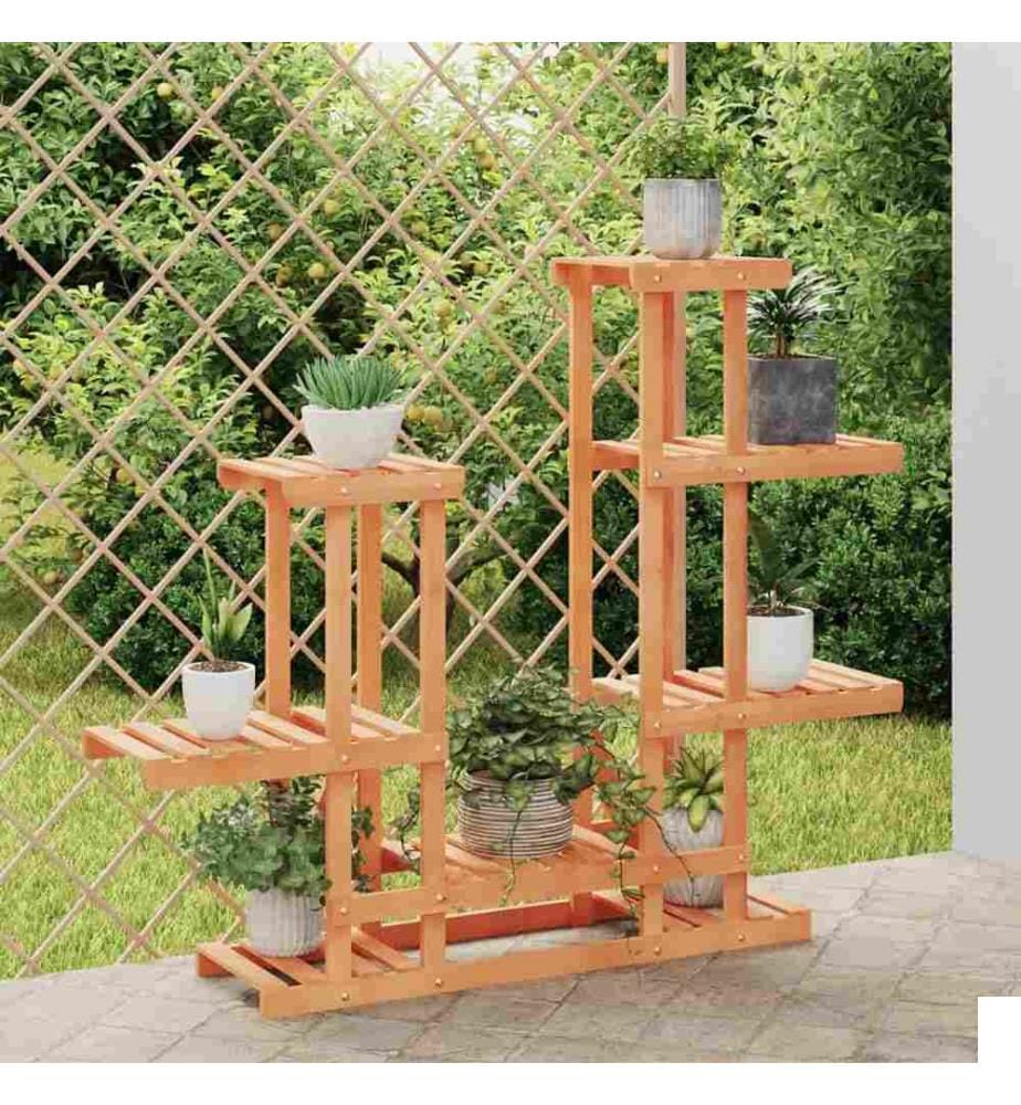 Support à fleurs 95x25x96 cm bois massif de sapin