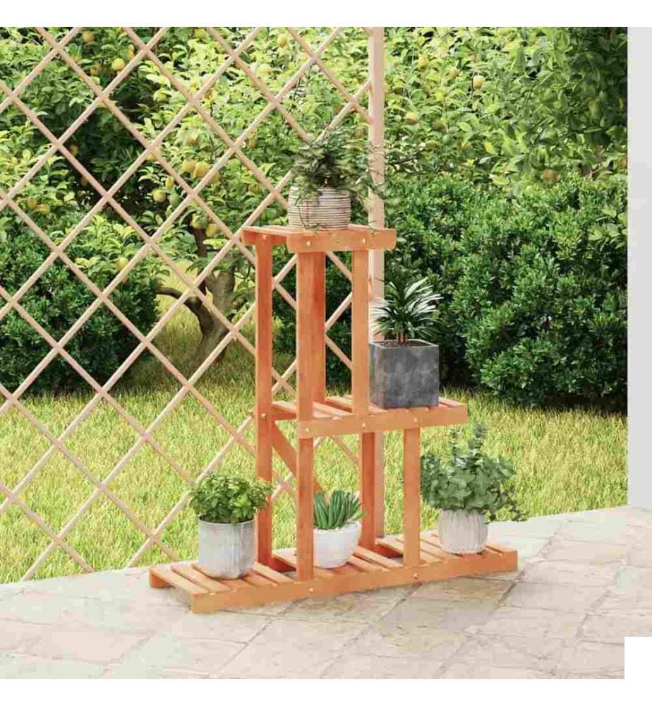 Support à fleurs 81x25x75,5 cm bois massif de sapin